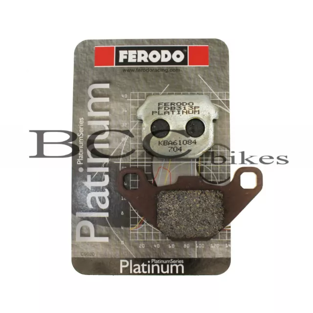 Ferodo Bremsbeläge Bremsklötze Brake Pads Govecs GO S1.2 2011-2014 (807502976)