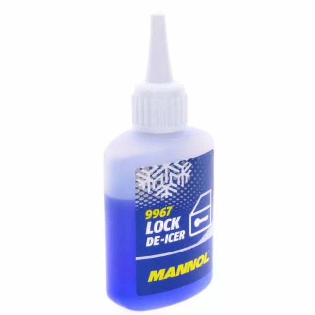 3x 50ml MANNOL 9967 Lock De Icer Enteiser Tür Schloss enteisen Eis 3