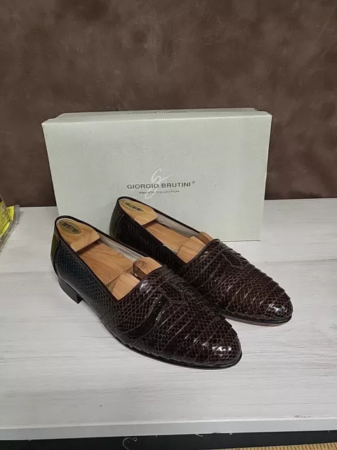 GIORGIO BRUTINI PRIVATE Collection Loafers Men's Snakeskin $44.99 ...