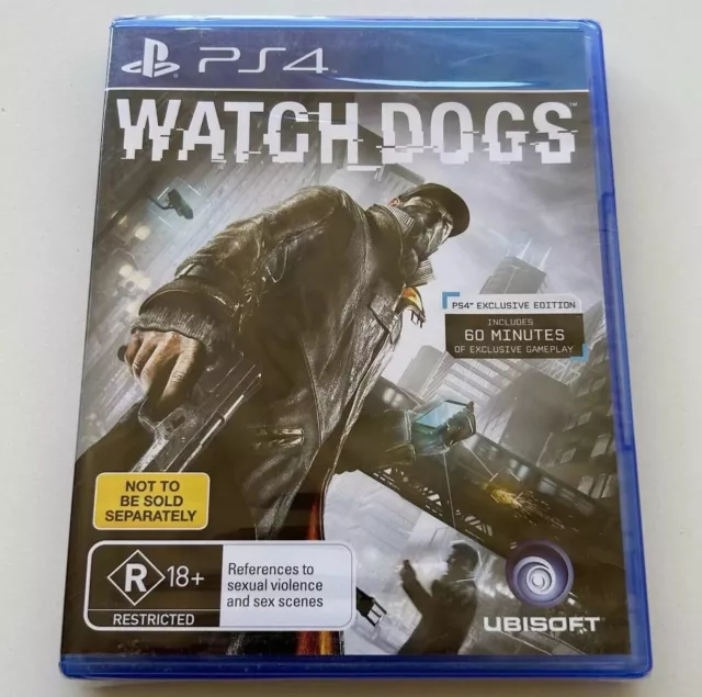 Watch Dogs PS4 Game NEW & SEALED Sony PlayStation 4 FREE POSTAGE.