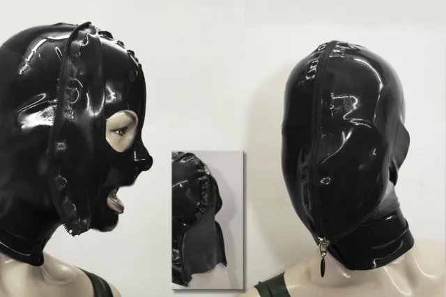 ☀️ LATTIXTILE ☀️ - maschera in lattice "VISTAZIP" - maschera lattice gomma - NUOVA / NUOVA 2