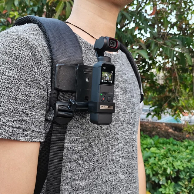 accesorios con base fija bolsillos soporte cámara For DJI Osmo Pocket2