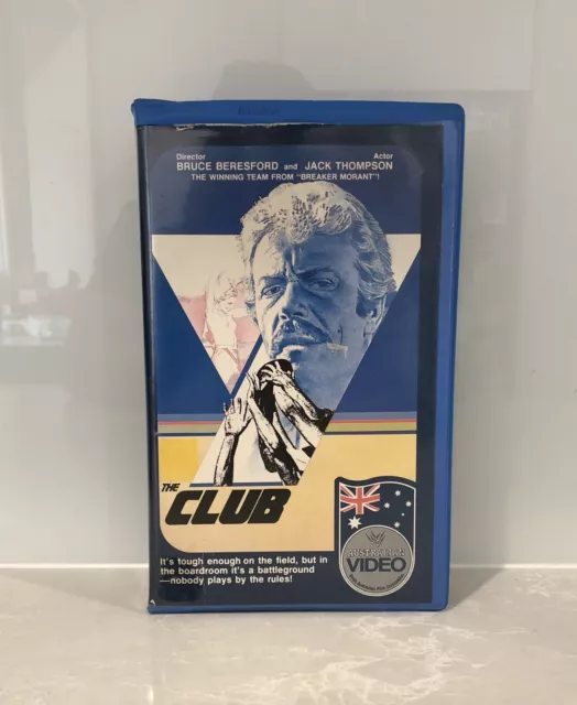 The Club Star Video VHS Jack Thompson Bruce Beresford Australian Video - A1 Cond