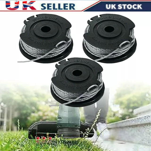 For BOSCH Strimmer 3x Replacement Trimmer Spool Line Garden Grass 1.65mm Cord