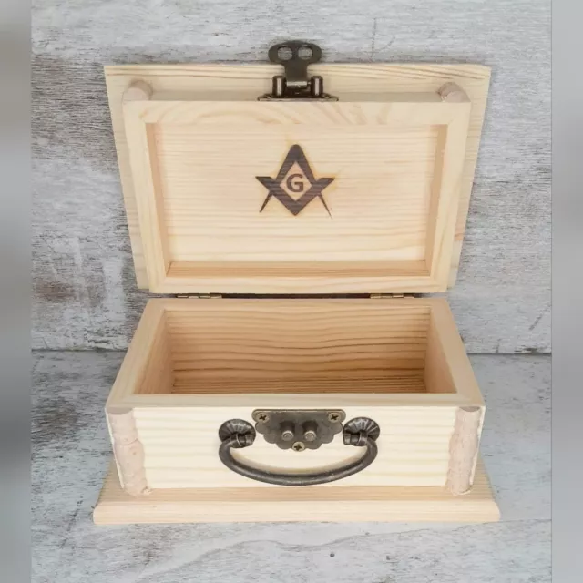 Masonic Ring Jewelry Box