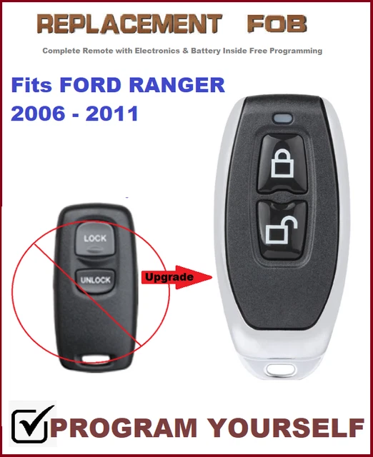 FITS FORD RANGER PJ PK Central locking Remote Control Fob key less 2006 ...