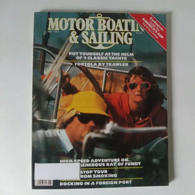 May 1983-Motor Boating & Sailing Magazine- America's Cup Training Vol 151 No 5