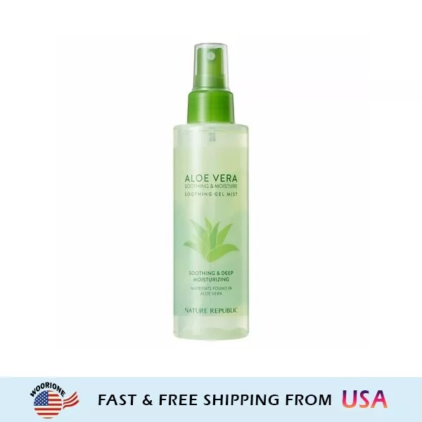 [Nature Republic] Aloe Vera Soothing Gel Mist 155ml (K-Beauty)- US SELLER