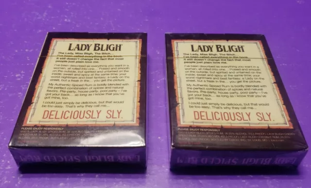 2 Decks of Lady Bligh Spiced Rum Playing Cards 3