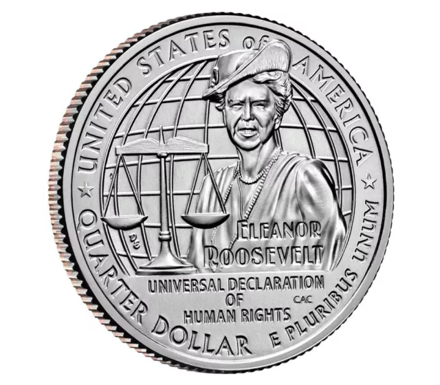 2023  D,P   ELEANOR ROOSEVELT - AMERICAN WOMEN QUATER  (3rd)  **Pre-sale**