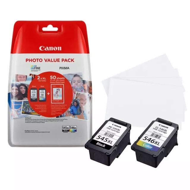 Canon PG545 CL546 PG545XL CL546XL Ink Cartridges For PIXMA MG2550S Printer