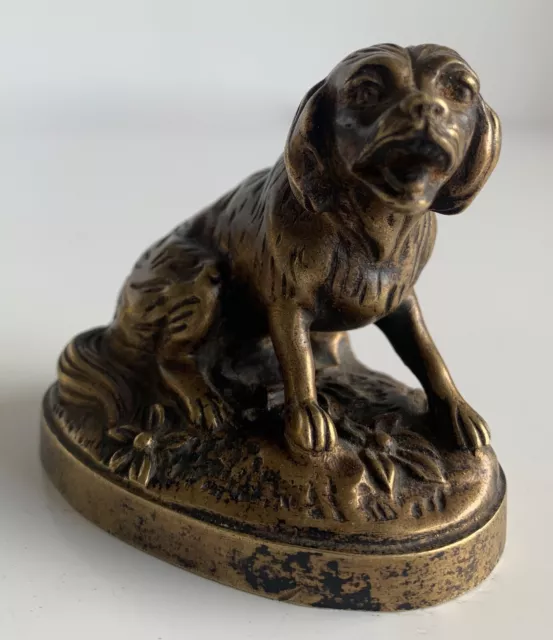 Bronze animalier représentant un chien d époque du début du XXème siècle