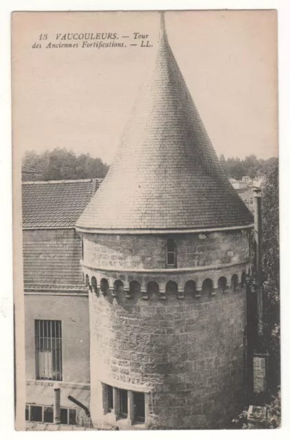 Cpa 55 - Vaucouleurs : Tour Des Anciennes Fortifications (Meuse) Écrite