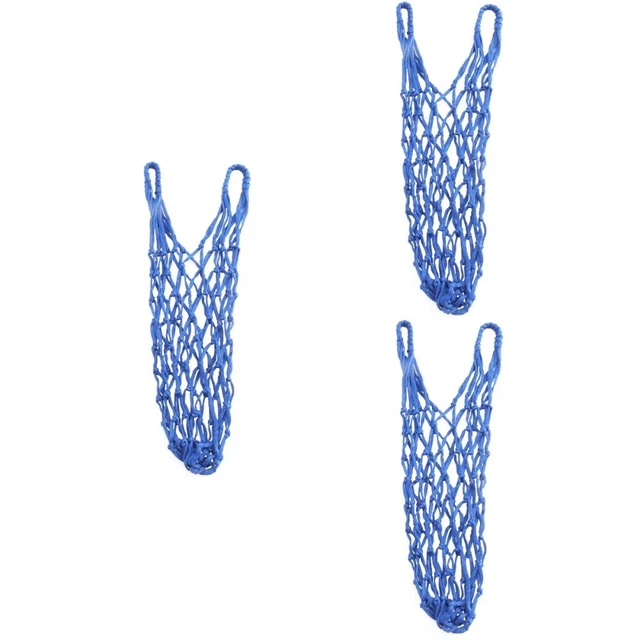 3 Pcs Sac D'alimentation De Légumes Filet Nylon Voyage Brochette Au Poulet