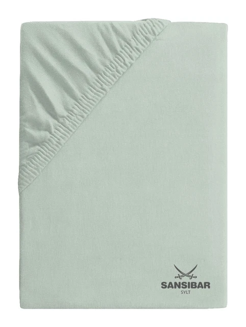 Spannbettlaken JERSEY SANSIBAR (BL 100x200 cm) BL 100x200 cm grün Spannbetttuch