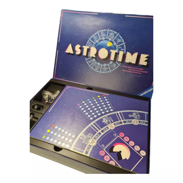 ASTROTIME Vintage 1990 Jeu Société RAVENSBERGER Complet Astrologie Personnalité