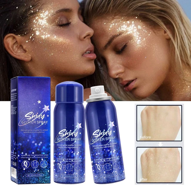 Suministros de fiesta en aerosol brillante Halloween maquillaje brillante piel de fiesta