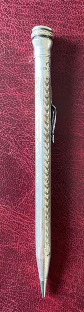 Vintage Eversharp silver plated mechanical propelling pencil