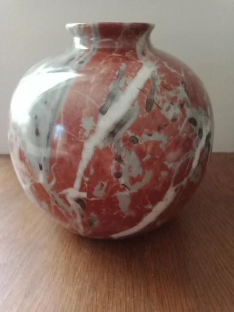 Porcelaine De Limoges Ulysse Paris Grand Vase Boule Art Nouveau HT 18 diam 18cm