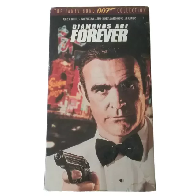 JAMES BOND 007 VHS 1995 Diamonds Are Forever Sean Connery $3.99 - PicClick