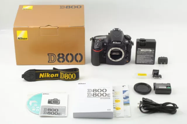 Near MINT 20k Shots Nikon D800 36.3MP FX DSLR Camera Body From JAPAN