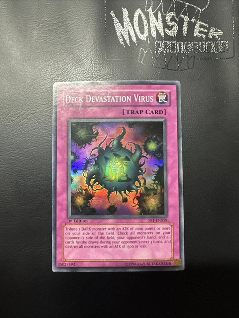 Konami Trading Card Game Yu-Gi-Oh! Deck Devastation Virus - Rare 1st Edition (x3 Cards) Yugioh Defense Deck Konami Trading Card Game Yu-Gi-Oh! Deck Devastation Virus - Rare 1st Edition (x3 Cards) Yugioh Defense Deck