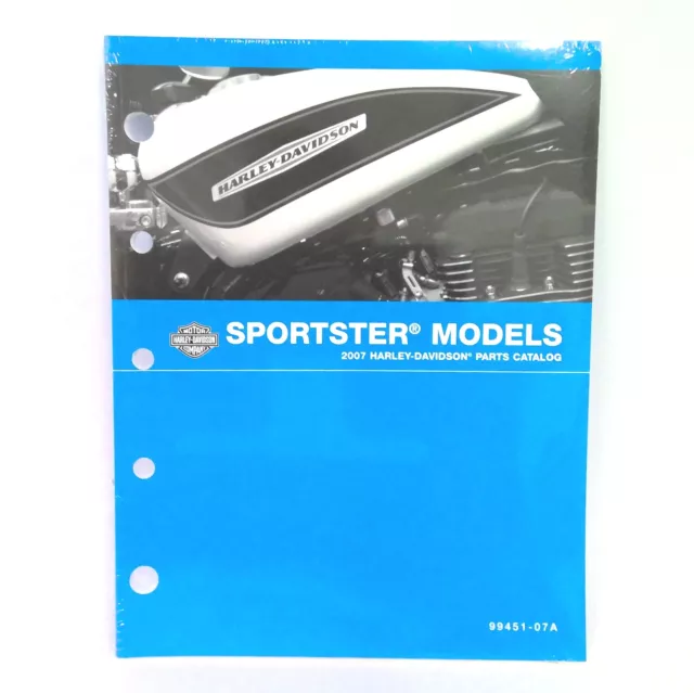 New Genuine Harley 2007 Sportster Models Parts Catalog Manual 99451-07A