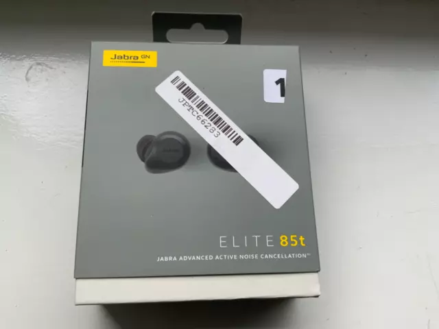 Auriculares Jabra Elite 85t Cancelación Avanzada de Ruido-Gris-Nuevos Sellados-Ref 1