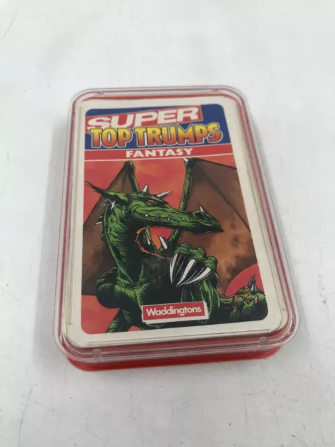 Super Top Trumps Marvel Fantasy Card Game Waddingtons 1980 Vintage (C)T2050 T337