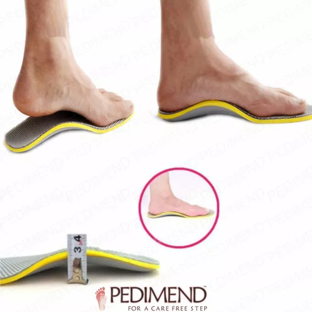 PEDIMEND™ Orthotic Shoe Insole Arch Support Plantar Fasciitis FlatFeet Heel Pain