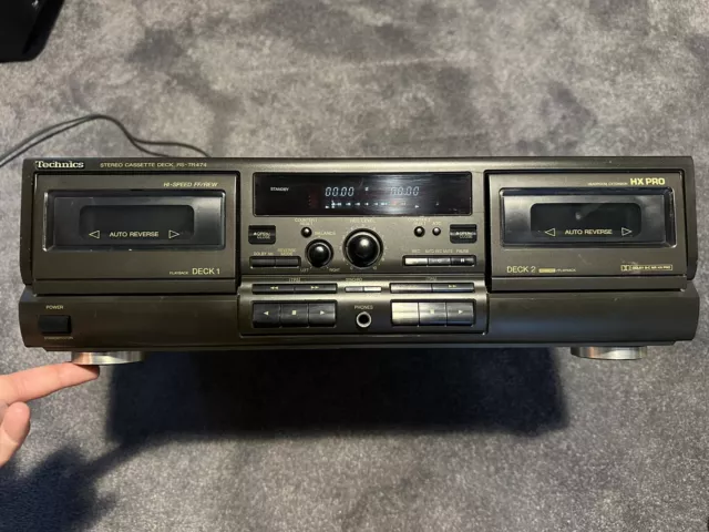 TECHNICS RS-TR474 Twin Tape Deck **needs service**