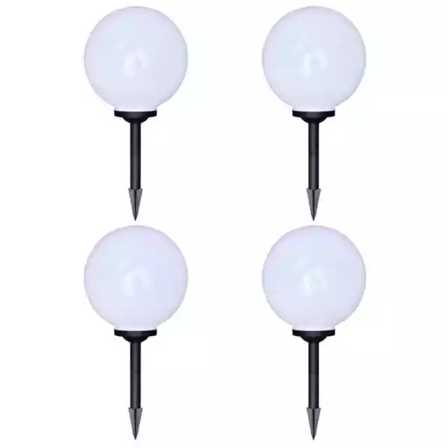 4 pcs Lampes d'allée d'extérieur à  30  et piquet au sol Y8V3