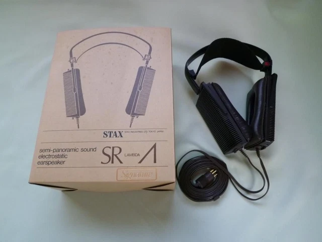 STAX SR-Λ SIGNATURE Lambda Earspeaker Headphones from Japan