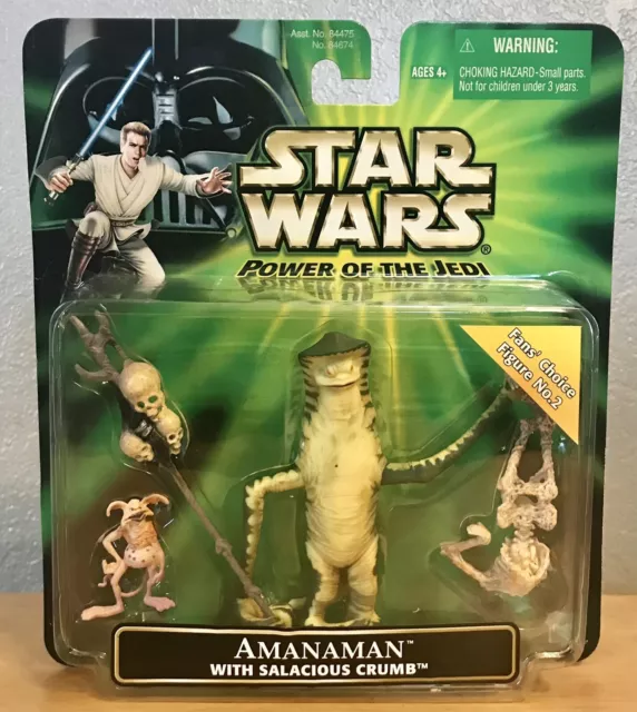 Star Wars Power Of The Jedi Amanaman and Salacious Crumb NIB