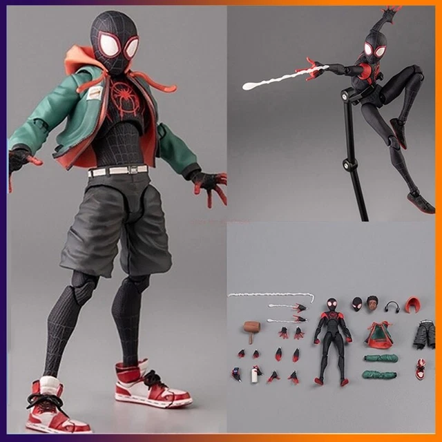 New Spider-Man Into the Spider-Verse Miles Action Figure SHF DEX KO Ver. Box Set