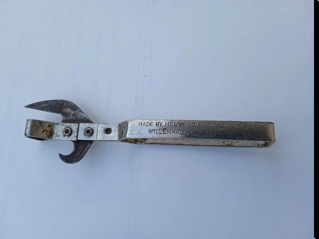 WW2 Apriscatole Inglese Henry Squire and Sons Ltd England Accessori Dotazioni...