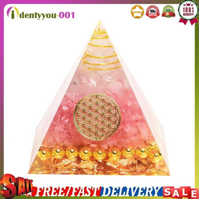 5cm Orgonite Pyramid Heal Chakra Crystal Stone Energy Orgone Accumulator