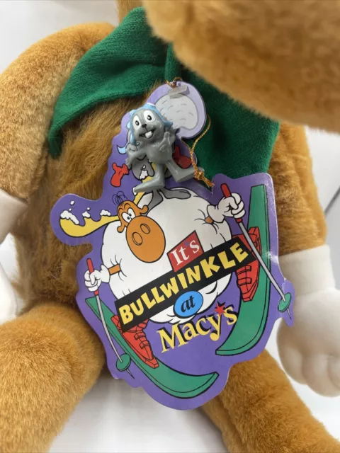 Bullwinkle Moose Macys 23" Plush Stuffed Animal Toy 1996 NEW 2