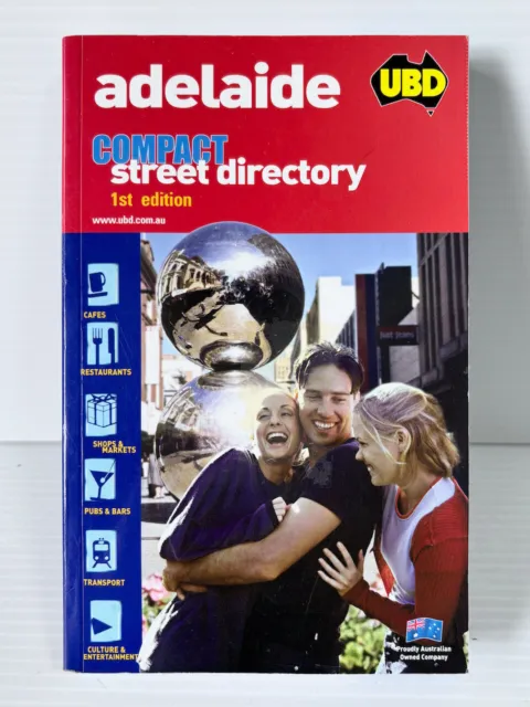UBD ADELAIDE Compact Street Directory 1st Edition 2006 Road Atlas Street Maps