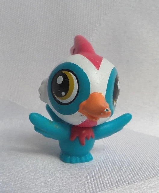 Figurine Littlest Pet Shop Renard 1812 - Hasbro - Authentique Orange Et Noir