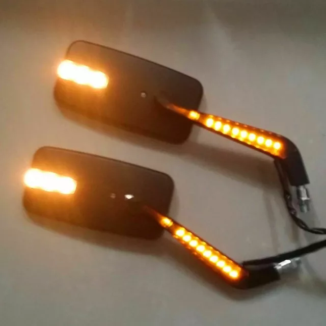 Rétroviseur latéral noir de 10 mm Pour Honda Kawasaki Suzuki Yamaha KTN BMW Moto