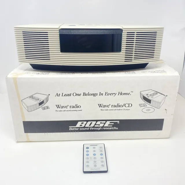 Bose Wave Radio CD Player Model AWRC-1P  w/ Remote & Original Box -Tested Works