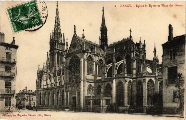 CPA Nancy-Eglise St Epvre et Place des Dames (187285)