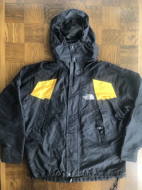 The North Face Cappuccio Giacca Sci Vintage Da Uomo - Extra Large XL - Nero