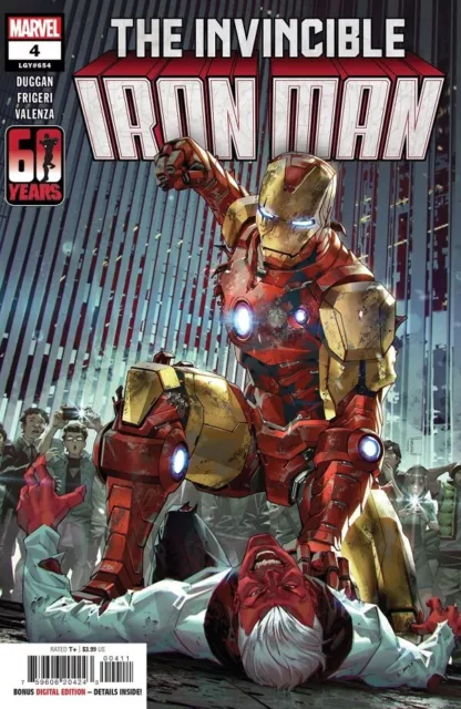 Invincible Iron Man #4 Main Cover A Marvel Comics 2023 NM+