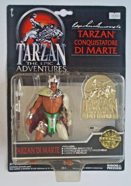 Tarzan of Mars Actions Figur 1995 Tarzan Conquistatore OVP Blister Trendmasters