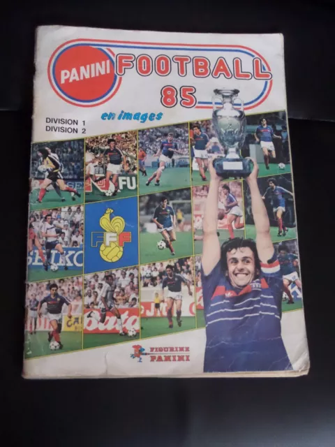 Album Panini FOOTBALL 85 COMPLET + Encart Euro 84 Stickers Championnat Frnce