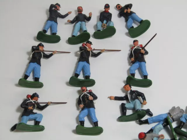 Britains Swoppet American Civil War Plastic Toy Soldiers Lot 3