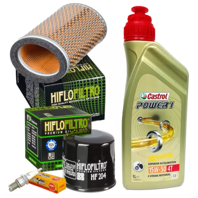 Kit Tagliando Castrol 15W50 Filtro Olio Aria Candele Bonneville T100 865 07/16