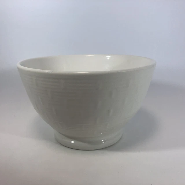 DANIELA FUZZI  ITALIAN Art Pottery Small White Bowl MADE IN ITALY